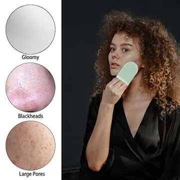 6 Pieces Facial Sponge for Cleansing and Exfoliating, Reusable Makeup Removal Pads Facial Cleansing Brush Face Scrubber Face Wash Sponge