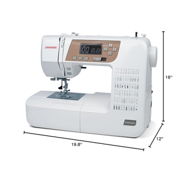 Janome 3160 QDC Computerized Sewing Machine with Quilting Kit