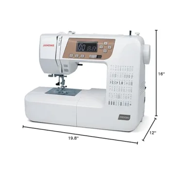 Janome 3160 QDC Computerized Sewing Machine with Quilting Kit