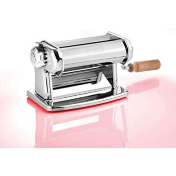 Gary Valenti Imperia Pasta Machine - 6-Inch Silver for Homemade Pasta Magic
