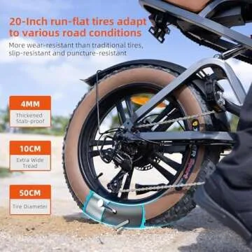 HAPPYRUN G60 Electric Bike | 1500W Motor, 68 Mile Range, All-Terrain