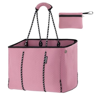 QOGiR Multipurpose Gym Beach Bag - Light Weight, Large, Sports (Dusty Rose, X-Large) …