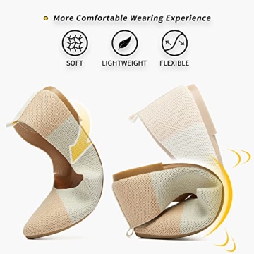 BABUDOG Women's Comfortable Mesh Flats Shoes for Stylish Wear
