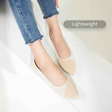 BABUDOG Women's Comfortable Mesh Flats Shoes for Stylish Wear