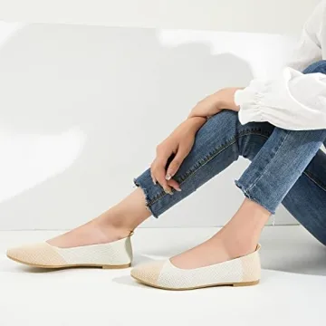 BABUDOG Women's Comfortable Mesh Flats Shoes for Stylish Wear