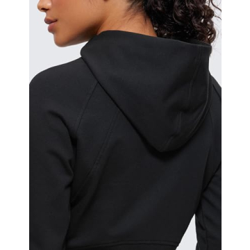 CRZ YOGA Women's Fleece Cropped Hoodie - Soft & Stylish