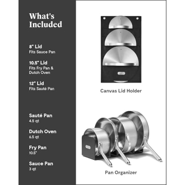 Caraway Stainless Steel Cookware Set - Non-Toxic & Durable