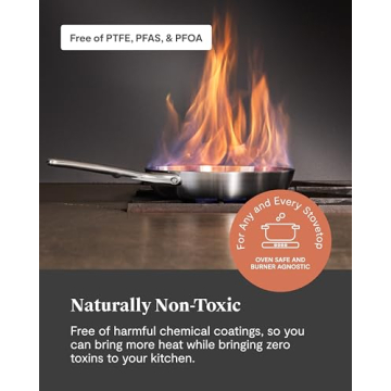 Caraway Stainless Steel Cookware Set - Non-Toxic & Durable