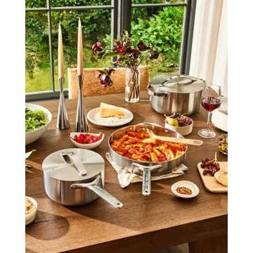 Caraway Stainless Steel Cookware Set - Non-Toxic & Durable