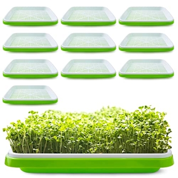 UCandy 10 Seed Sprouter Tray Kit for Home Gardening