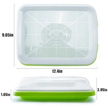 UCandy 10 Seed Sprouter Tray Kit for Home Gardening