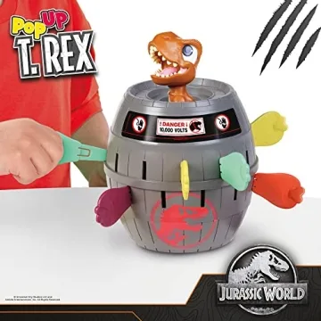 TOMY Pop Up T-Rex Family Game for Kids Ages 4 and Up