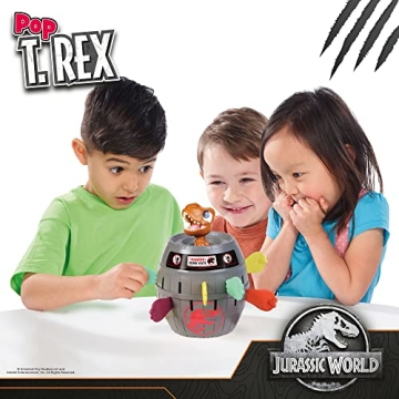 TOMY Pop Up T-Rex Family Game for Kids Ages 4 and Up
