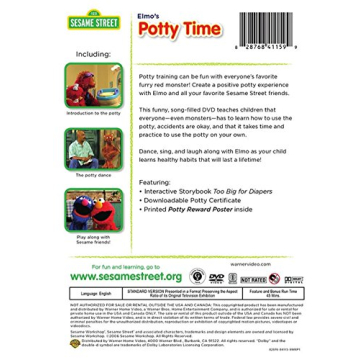Elmo's Potty Time DVD for Fun Potty Training