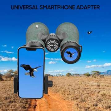 12x50 UHD Binoculars for Bird Watching and Travel