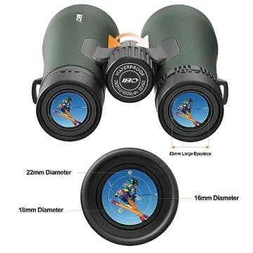12x50 UHD Binoculars for Bird Watching and Travel