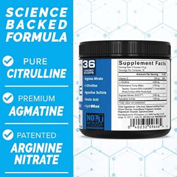 PEScience High Volume Caffeine Free Pump Pre Workout, Cotton Candy, 252 Gram …