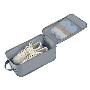 Belsmi 8 Set Packing Cubes - Travel Organizer Set in Grey