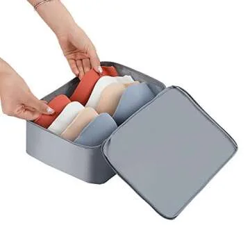 Belsmi 8 Set Packing Cubes - Travel Organizer Set in Grey
