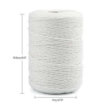 G2PLUS Cotton Twine - 656 Feet for Cooking and Crafts