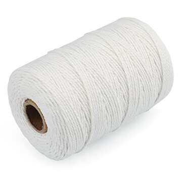 G2PLUS Cotton Twine - 656 Feet for Cooking and Crafts