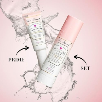 Too Faced Hangover Replenishing Face Primer | Hydrating + Dewy, 1.4 Ounce, Clear