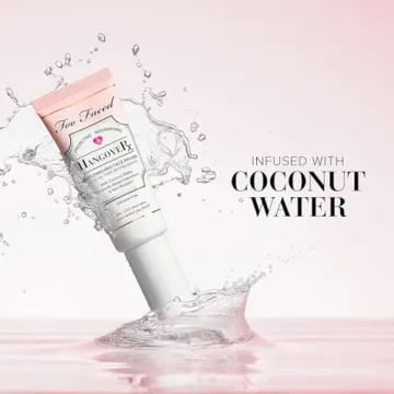 Too Faced Hangover Replenishing Face Primer | Hydrating + Dewy, 1.4 Ounce, Clear