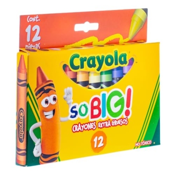 Crayola Extra Jumbo So Big Crayons - 12 Pack for Toddlers