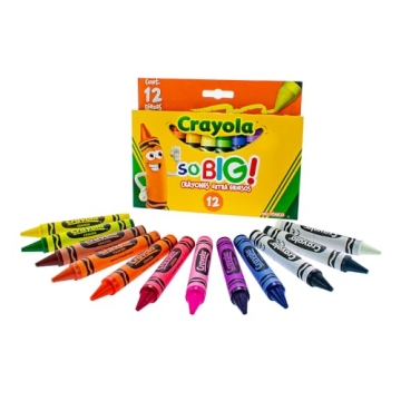 Crayola Extra Jumbo So Big Crayons - 12 Pack for Toddlers