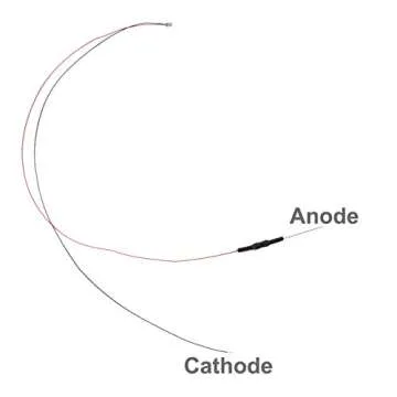 Evemodel L0603M 120pcs Pre-Wired SMD LED 0603 Light Emitting Diode 12V Micro Litz Wired Leads Mix 6 Colors for DIY Manual Model Toy Decoration