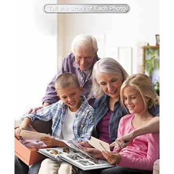 Popotop Self Adhesive Photo Album for 4x6 5x7 8x10 Pictures