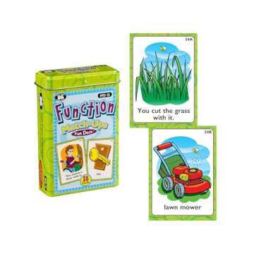 Super Duper Publications | Function Match-Ups Flash Cards | Identify and Describe Everyday Objects F...