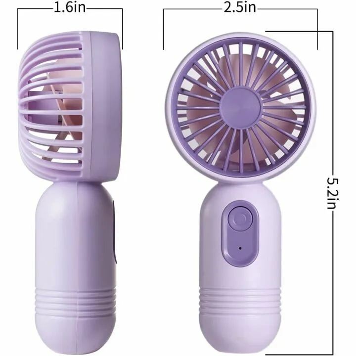 Cute Mini Portable Fans 3 Pack for Girls