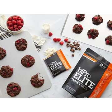 BiPro Elite to-Go 100% Whey Isolate Protein Powder for High-Intensity Fitness, Unflavored, 12 Single-Serve Packets - NSF Certified for Sport, Sugar Free, Suitable for Lactose Intolerance, Gluten Free