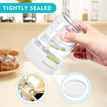 Mason Jars for Overnight Oats Pack - Leak Proof Containers