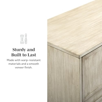 Walker Edison Alden 4-Door Stylish Storage Sideboard