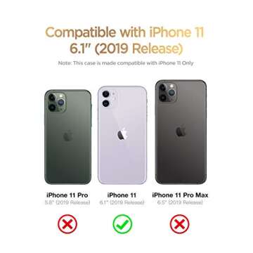 GVIEWIN Designed for iPhone 11 Case, Marble Slim Women Cover Soft TPU Stylish Thin Glossy Shockproof Protective Phone Case 6.1 Inch 2019 (White/Gold)