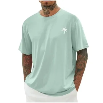 Shop 2024 Fashion Short Sleeve Crewneck Shirt for Men