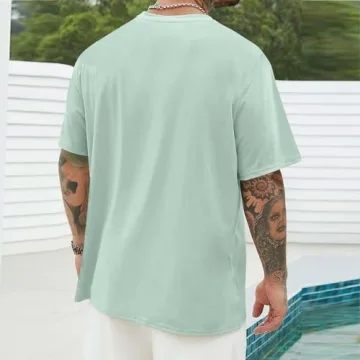 Shop 2024 Fashion Short Sleeve Crewneck Shirt for Men