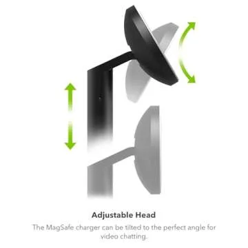 mophie MagSafe 3-in-1 Wireless Charging Stand - Extendable & Fast Charging for iPhone 16/15/14/13/12, Apple Watch, AirPods | Sleek Design, Qi & MFi Certified