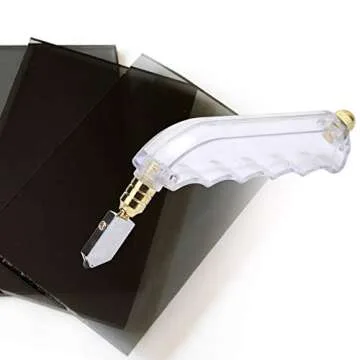 Handheld Alloy Pistol Grip Oil Feed Glass Cutter Set Tile Mirror Cutting Tool for Cutting Ceramic Tiles Thick Glass