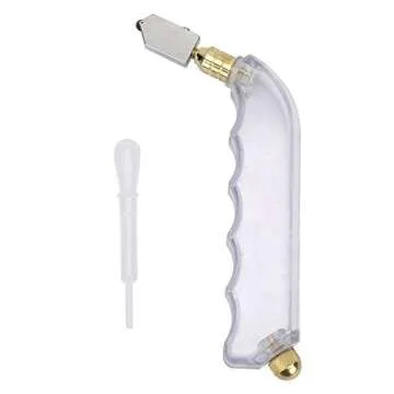 Handheld Alloy Pistol Grip Oil Feed Glass Cutter Set Tile Mirror Cutting Tool for Cutting Ceramic Tiles Thick Glass