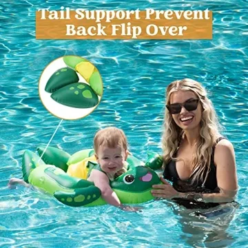 Sloosh Baby Swimming Float with Sun Canopy for Infants