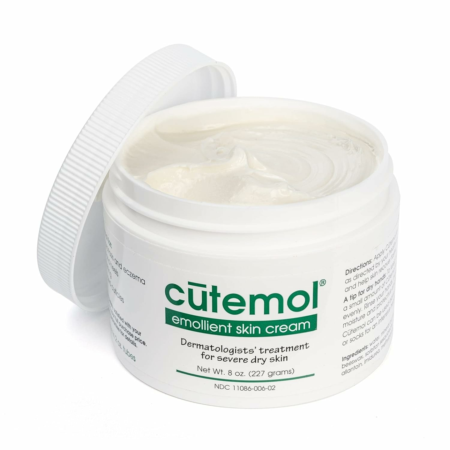 Cutemol Emollient Cream for Dry Skin Relief 8 oz