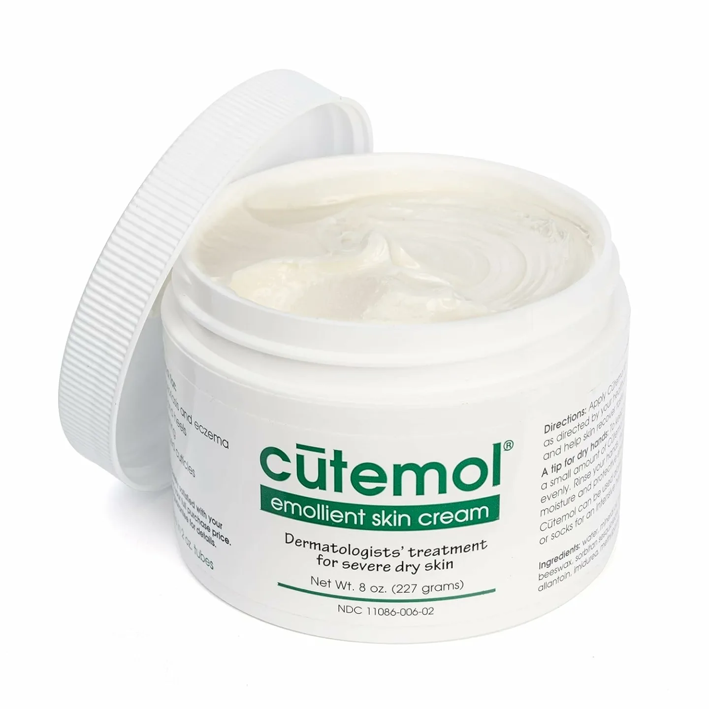 Cutemol Emollient Cream for Dry Skin Relief 8 oz