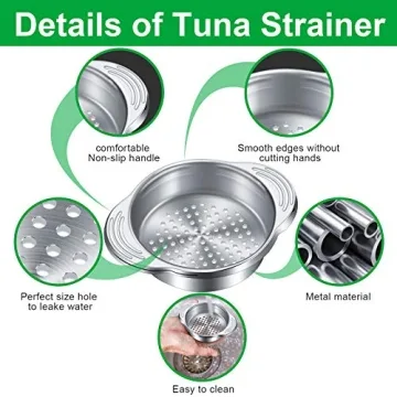 Tuna Can Strainer Stainless Steel for Easy Draining