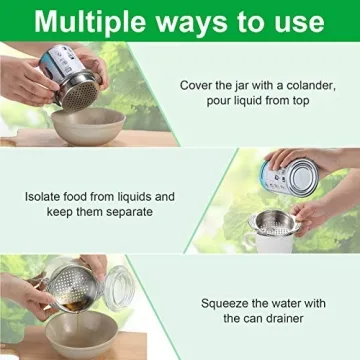 Tuna Can Strainer Stainless Steel for Easy Draining