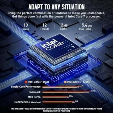 HP 17 Laptop - Intel Core i7, 16GB RAM, 512GB SSD - Versatile Performance