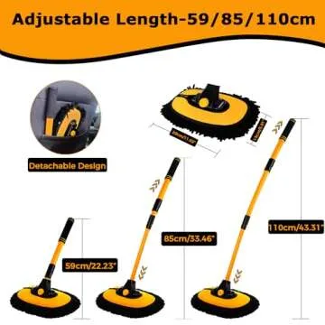 15° Curved Car Wash Brush for Easy Vehicle Cleaning