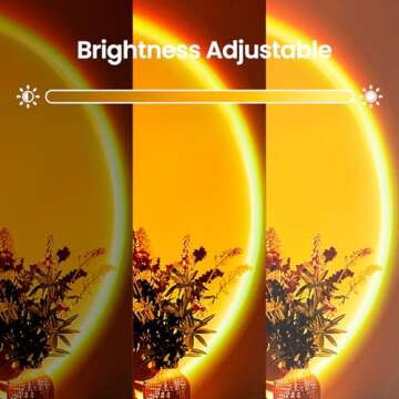 XEBKOR Sunset Projection Lamp with Remote/APP Control,Multi-Color LED Sunset Light Night Light,360 Degree Rotation Sunset Lamp for Photography/Party/Room Decor,Gifts for Christmas,Thanksgiving Day